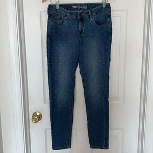 Old Navy Polka Dot Rockstar Jeans
